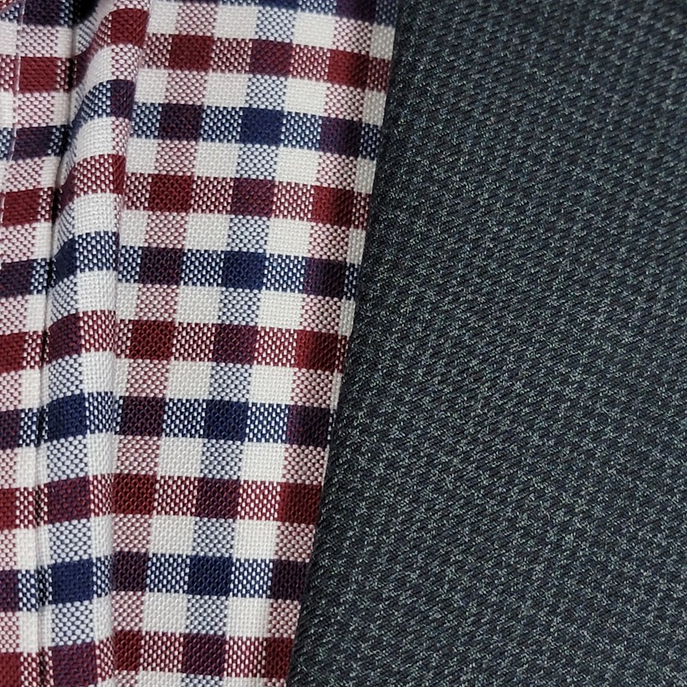 Jones New York Classic Mens Sport Houndstooth Charcoal Worsted Wool Cashmere 42R - Picture 6 of 16